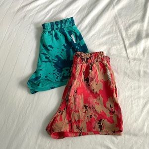 Gymshark tie dye shorts